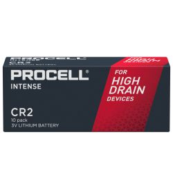 Батерии Procell Intense Lithium CR2 3V – Комплект 10 броя за Професионални Устройства с Висок Разряд
