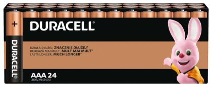 Батерии Duracell Basic LR03 AAA: 24 броя алкални батерии за вашия ежедневен живот | Bateriiki.com