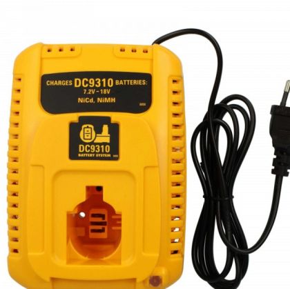 Напълно съвместимо зарядно за Dewalt DE 9116, DE9116 и други Ni-Cd / NiMH батерии за електроинструменти - 7V-18V