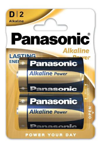 Издръжливи Алкални Батерии Panasonic D LR20 Bronze 2 бр.