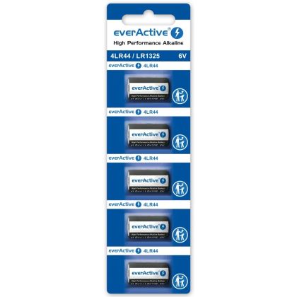 everActive 4LR44 6V – комплект от 5бр. качествени алкални батерии