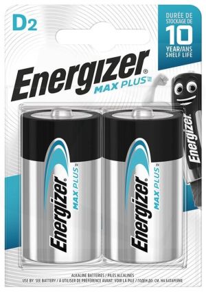 Максимална мощност и издръжливост с Energizer Max Plus LR20 D батерии!