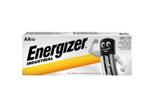 Заредете мощността с Energizer Industrial LR6 AA алкални батерии - 10 броя за дълготрайна енергия и надеждна работа