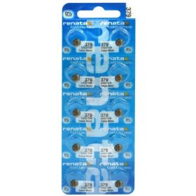 Сребърна батерия Renata 379 / SR521SW / SR63 – Прецизна мощност за вашия часовник