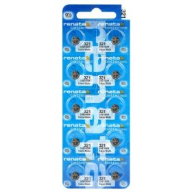 Renata 321 / SR616W / SR65 – Висококачествена сребърно-оксидна батерия за часовници