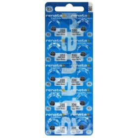 Renata 335 / SR512SW – Висококачествена сребърно-оксидна батерия за часовници