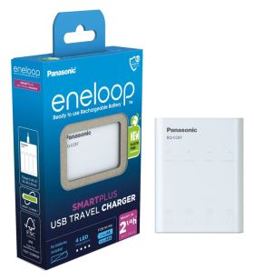 Зарядно устройство за батерии + power bank - Ni-MH Panasonic Eneloop BQ-CC87 ECO