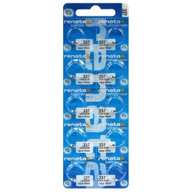 Никога не изпускай времето си - Renata 337 / SR416SW часовникова батерия със сребърен блясък