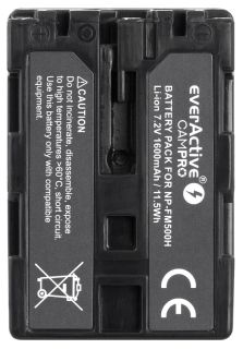 Никога повече не изчерпвайте заряда си с Акумулаторна батерия everActive CamPro - заместител за Sony NP-FM500H
