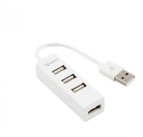 USB хъб SBOX H-204 бял - USB 2.0 4 PORT