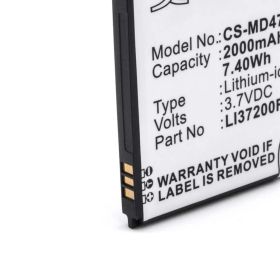 Оставете забавленията да продължат с Li-Ion батерия 2000mAh за вашия Medion Life X4701