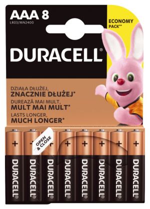 Сигурност и качество: Duracell Duralock Basic LR03 AAA алкални батерии 8бр. - най-доброто решение за вашите устройства.