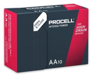 10 x Duracell Procell INTENSE LR6 / AA - Издръжливи батерии за професионална употреба от BATERIIKI.COM