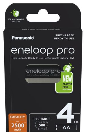 Продължи приключенията си със зареждащите се Panasonic Eneloop PRO R6 AA 2500mAh батерии