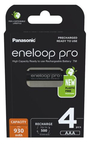 Невероятна издръжливост и надеждност - 4 бр. Panasonic Eneloop PRO Ni-MH 930mAh батерии R03/AAA в BATERIIKI.COM
