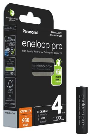 Невероятна издръжливост и надеждност - 4 бр. Panasonic Eneloop PRO Ni-MH 930mAh батерии R03/AAA в BATERIIKI.COM