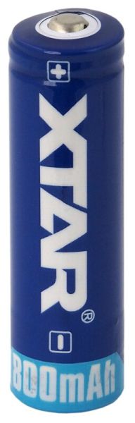 Енергия в Движение: XTAR 14500/AA/R6 3.7V Li-ion 800mAh Презареждаема Батерия със Защита - Надеждно Захранване в BATERIIKI.COM
