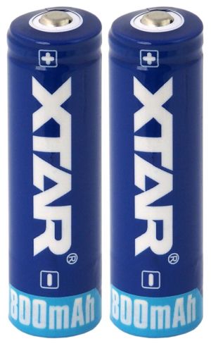 Енергия в Движение: XTAR 14500/AA/R6 3.7V Li-ion 800mAh Презареждаема Батерия със Защита - Надеждно Захранване в BATERIIKI.COM
