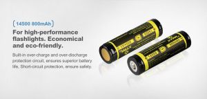 Енергия в Движение: XTAR 14500/AA/R6 3.7V Li-ion 800mAh Презареждаема Батерия със Защита - Надеждно Захранване в BATERIIKI.COM
