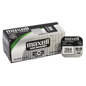 Maxell 394/380/SR 936 SW/G9 - Сребърна Батерия: Надеждна Енергия за Вашия Часовник | BATERIIKI.COM