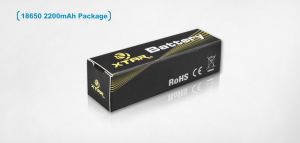 XTAR 18650: Вашият Надежден Партньор в Енергията - Зареждаща се Li-ion Батерия с 2200mAh Капацитет и Защита