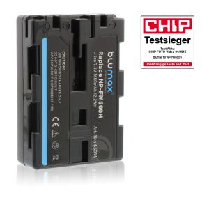 Blumax Заместител на Батерия за Видеокамера Sony NP-FM500H, NP-FM55H - 1650mAh Li-Ion: Надеждно Захранване за Вашите Творчески Проекти | BATERIIKI.COM