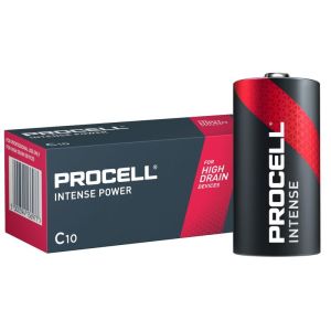 Безкомпромисна Енергия за Професионални Нужди: 10 бр. Duracell Procell Intense LR14 C Алкални Батерии