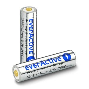 everActive 18650 - Батерия, Защитена и Винаги Готова за Действие: 3.7V Li-ion 2600mAh с micro USB Зареждане в Кутия