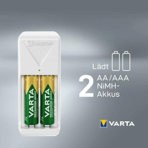 Varta Mini Charger: Компактно и Мощно зарядно за батерии - Зареждайте Бързо и Лесно Вашите Батерии АА и ААА