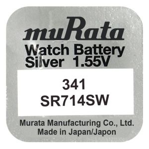 Батерия Murata 341 (SR714SW) - Захранване за Вашия Часовник - BATERIIKI.COM