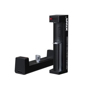 Xtar MC1 USB-C: Професионално зарядно устройство за цилиндрични Li-ion батерии със скоростно зареждане и пълна защита - BATERIIKI.COM