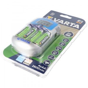 Зарядно Устройство VARTA 57070 201 451 LCD включващо 4бр. АА 2600mAh Акумулаторни Батерии - Идеално Захранване за Вашите Устройства | BATERIIKI.COM