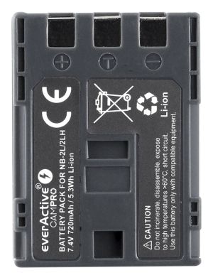 Батерия everActive CamPro - Идеален заместител за Canon NB-2L/NB-2LH | BATERIIKI.COM