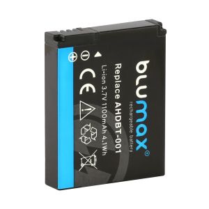 Оригинална Blumax Батерия за GoPro - Надеждна Замяна на AHBDT-001 с 1100 mAh и Дълъг Живот - Li-Ion