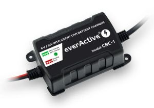 Мултифункционално зарядно устройство everActive CBC-1 v2 – Идеално решение за 6V/12V автомобилни, мотоциклетни и AGM батерии и акумулатори
