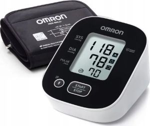 OMRON M2 Intelli IT+ HEM-7146T2-EBK – Интелигентен апарат за измерване на кръвно налягане с Bluetooth, индикатор за аритмия и прецизна технология Intellisense