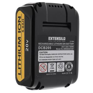 Съвместима Батерия за Dewalt DCD740, DCS381, DCB182, DCB183 – 5000 mAh, 20V, Li-Ion – Мощност за професионални резултати