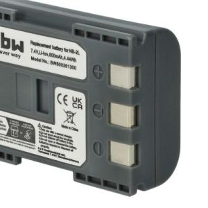 Съвместима Батерия за Видеокамера Canon NB-2LH, NB-2L – 600 mAh, 7.2 V, Li-Ion | BATERIIKI.COM