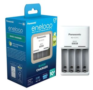 Зарядно устройство за акумулаторни AA/AAA батерии Panasonic Eneloop Q-CC51E – Бързо и сигурно зареждане | BATERIIKI.COM