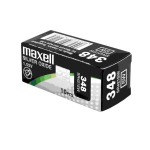 Maxell Watch 348 SR421SW – Сребърна Батерия за аналогов часовник