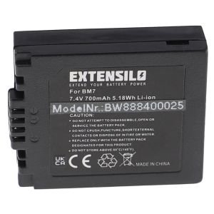 Съвместима батерия за Panasonic Lumix CGA-S002A/1B, CGA-S002E/1B, BM7 – 550 mAh, 7.4V, Li-Ion