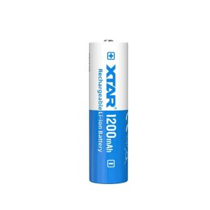 Xtar 14500 3.7V Li-ion акумулаторна батерия 1200mAh с вградена защита | BATERIIKI.COM