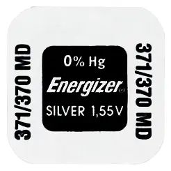 Сребърно-оксидна батерия ENERGIZER 371/370 SR920SW/SW 1.55V – 1 бр. в блистер