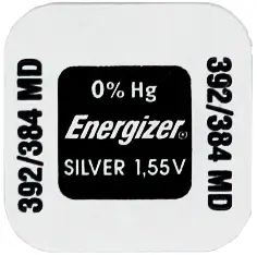 Батерия ENERGIZER Silver 392/384 – Мощен миниатюрен източник на енергия за прецизни устройства