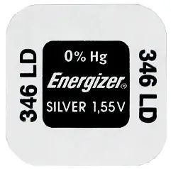ENERGIZER Silver 346 – Прецизна батерия за елегантни часовници и електроника с висока точност