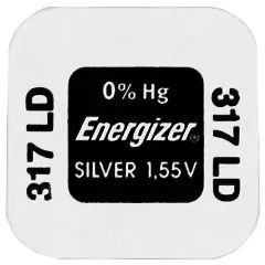Сребърна батерия ENERGIZER Silver 317 – Прецизна енергия за изтънчени механизми