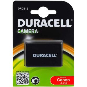 Duracell DRCE12 – Батерия за Canon LP-E12 | 7.2V, 600mAh Li-Ion, Компактна и Надеждна