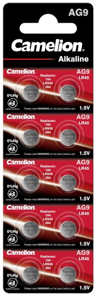 Батерии CAMELION AG9/LR936/394/936 – Компактна мощност за вашите устройства!