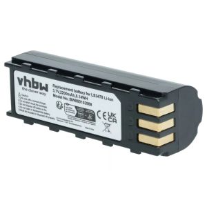 Съвместима батерия за баркод скенер Symbol-ls3478, Leuze HS6578 – 2200 mAh, 3.7 V Li‑Ion, заместител на BTRY‑LS34IAB00‑00 / 21‑62606‑01