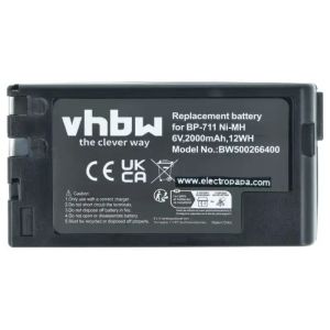 Батерия за видеокамера 6V 2000mAh NiMH – заместител на Canon BP‑818 / BP‑729 / BP‑726 / BP‑722D / BP‑714 / BP‑711